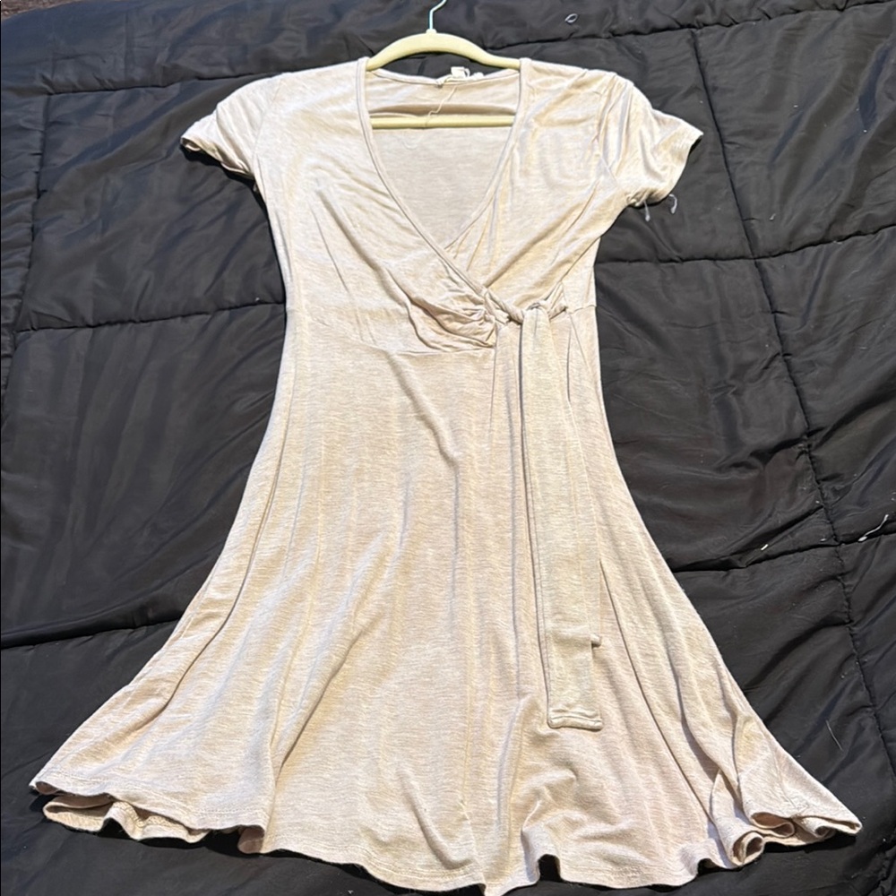 Rolla Coster Tan Wrap Dress